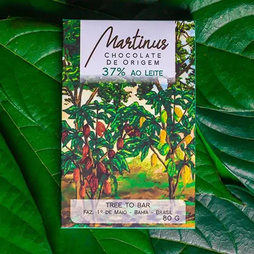 chocolate 37% ao leite - Martinus